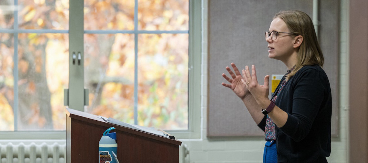 Professor Amy Arbogast Credit: J. Adam Fenster / University of Rochester